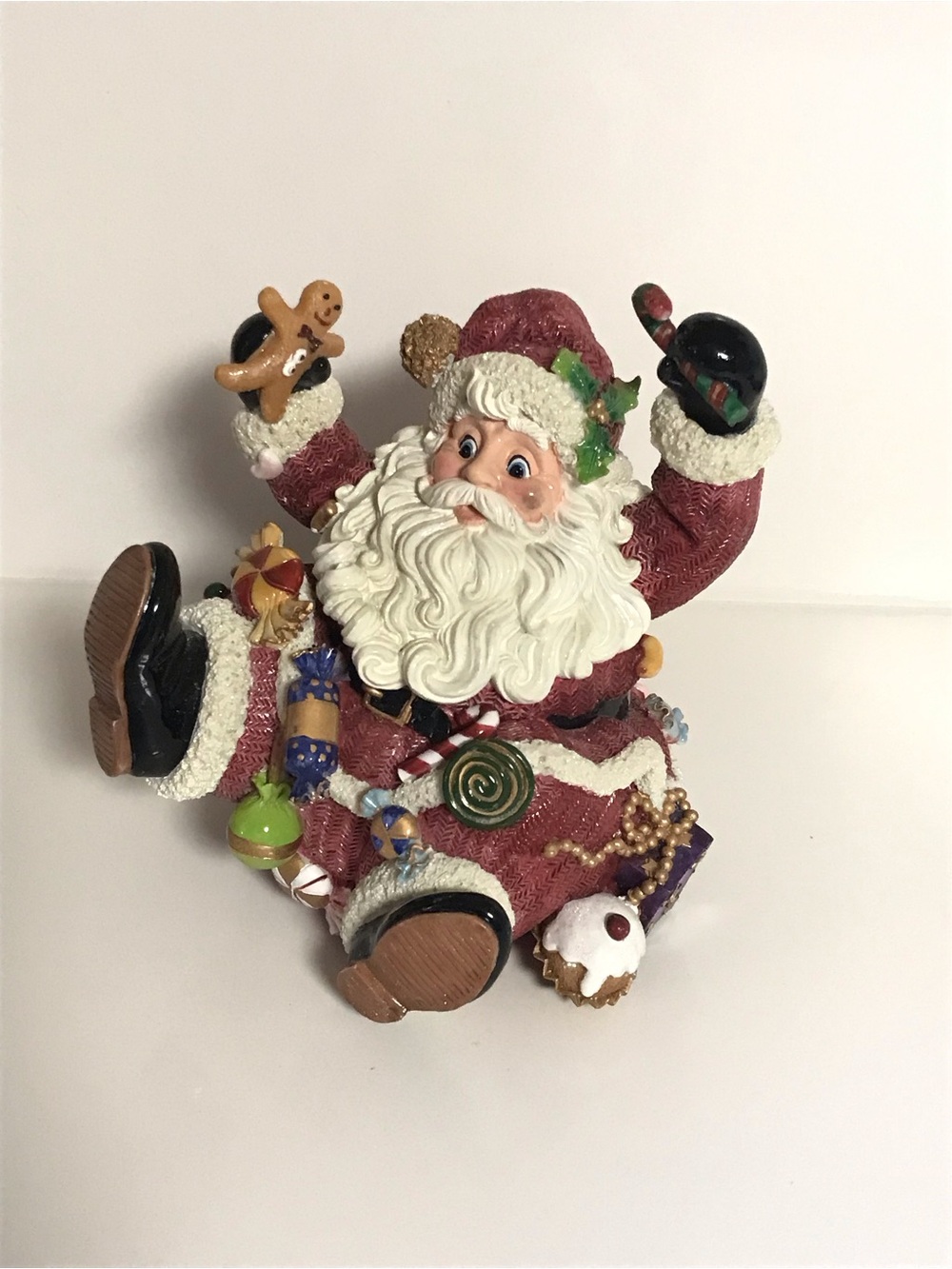 Fitz and Floyd Musical Santa Jolly Old St. Nicholas